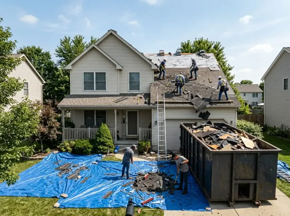 roof-replacement-debris-remova-004 — frequently asked questions, Cheapest Dumpster Rentals in Paxton, IL